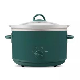 4.5qt Slow Cooker Ponderosa Green