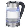 [Old Code:54541827]ZOKOP HD-250 110V 1200W 2.5L Electric Kettle with Blue Glass