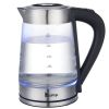 [Old Code:54541827]ZOKOP HD-250 110V 1200W 2.5L Electric Kettle with Blue Glass